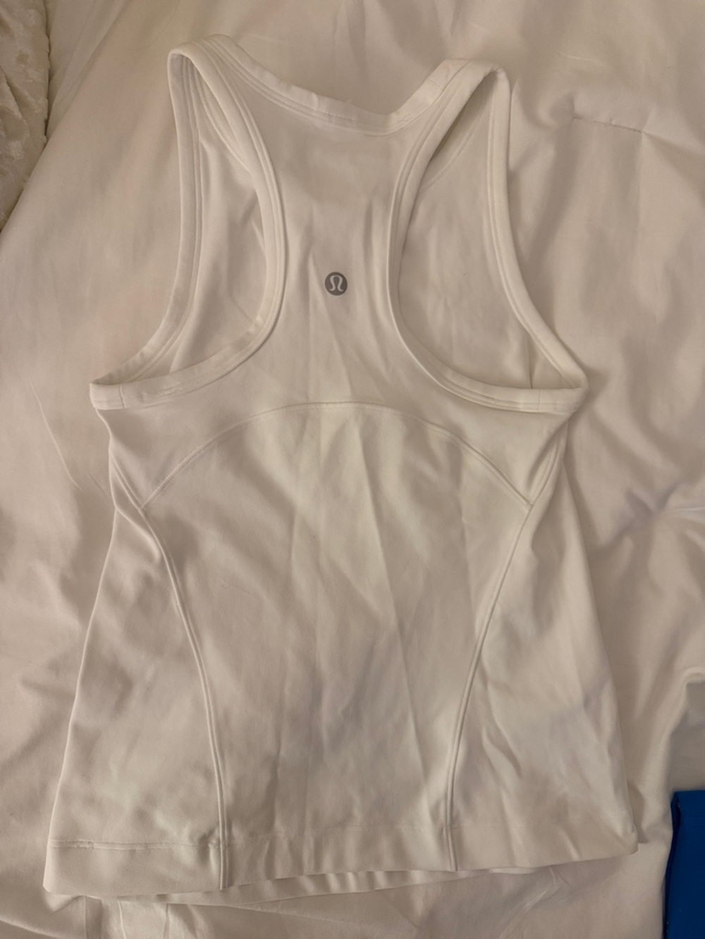 Lululemon White Racerback Tank